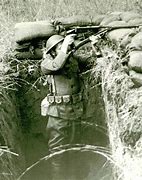 Image result for WW1 Artillery in Trench