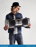 Image result for Guy Holdin Boombox