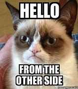 Image result for Hello From the Other Side Office Meme