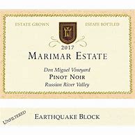 Image result for Marimar Estate Pinot Noir Earthquake Block Don Miguel