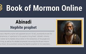 Image result for Abinadi Book of Mormon