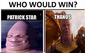 Image result for Patrick Star Thanos