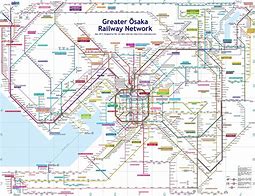 Image result for Osaka Subway Map English