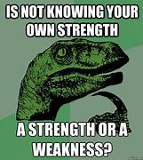 Image result for Strength vs Weakness Meme