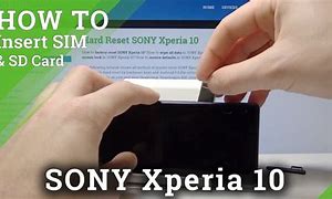 Image result for Sony Xperia 10 Simkortshållare