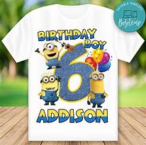 Image result for Minion Shirt Template