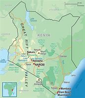 Image result for Kenya in Africa Map