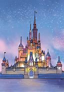 Image result for Disney Princess Castle Drawing