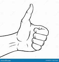 Image result for Thumbs Up Black and White