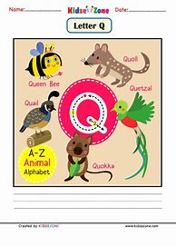 Image result for Words That Start with Q Kindergarten