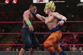 Image result for Goku vs John Cena