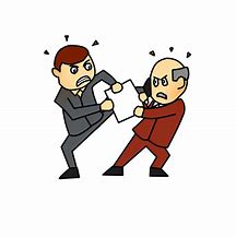 Image result for Men Fighting Cartoon