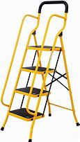 Image result for Folding Step Ladders with Handrails