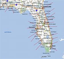 Image result for West Coast Florida Beach Map