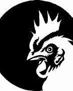 Image result for Chicken Logo Black and White