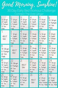 Image result for 28 Day Workout Challenge for Beginners