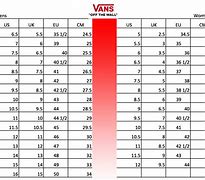Image result for Vans Toddler Shoe Size Chart