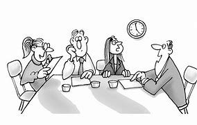 Image result for Work Meeting Cartoon