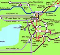 Image result for Osaka Subway Map
