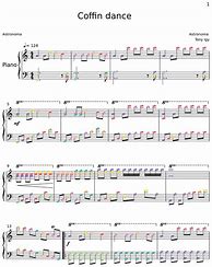 Image result for Coffin Dance Piano Tunes Print Out