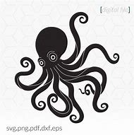 Image result for Octopus Shillouette From Bottom