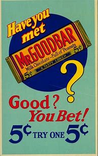 Image result for Vintage Candy Bar Advertising