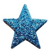 Image result for Blue Glitter Star