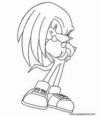 Image result for Knuckles Coloring Pages