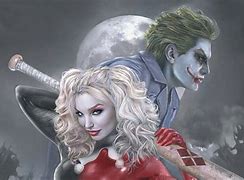 Image result for Joker and Harley Quinn American Gothic Style Chibi