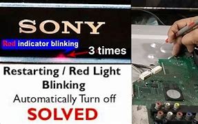 Image result for Sony TV Red-Light Blinking Codes