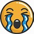 Image result for Girl Crying Face Emoji