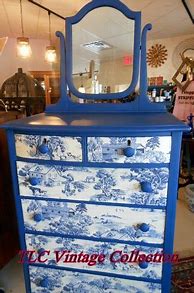 Image result for Beautiful Decoupage Furniture