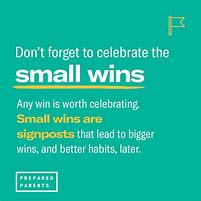 Image result for Small Wins Meme