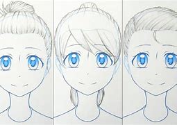 Image result for How to Draw Anime Ponytail