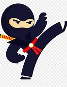 Image result for Ninja Kick Clip Art