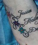 Image result for Small Tattoos with Kids Initials