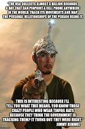 Image result for Tin Foil Hat Man Meme