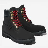 Image result for Black Leather Timberland Boots