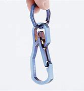 Image result for Blue Keychain Carabiner Clip