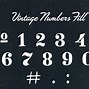 Image result for Decrative Number Font