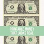 Image result for Printable Money Front and Back