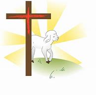 Image result for Lamb beside Cross Clip Art