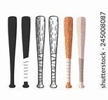 Image result for Baseball Bat Vector