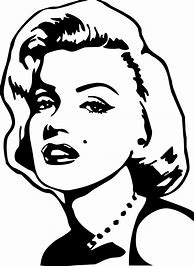 Image result for Marilyn Monroe Art Coloring Pages