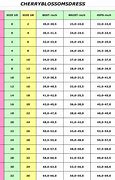 Image result for Athleta Size Chart
