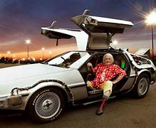 Image result for Back to the Future Doc Brown DeLorean