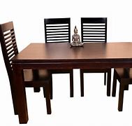 Image result for Dining Table 6 Seater Size Cm