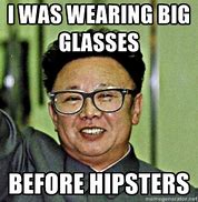 Image result for Hipster Glasses Meme