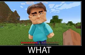 Image result for Minecraft Steve Realistic Meme