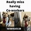 Image result for Missing Your Co-Worker Meme